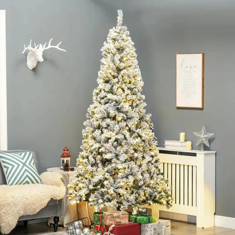 120cm snow tree with lights amp length 1