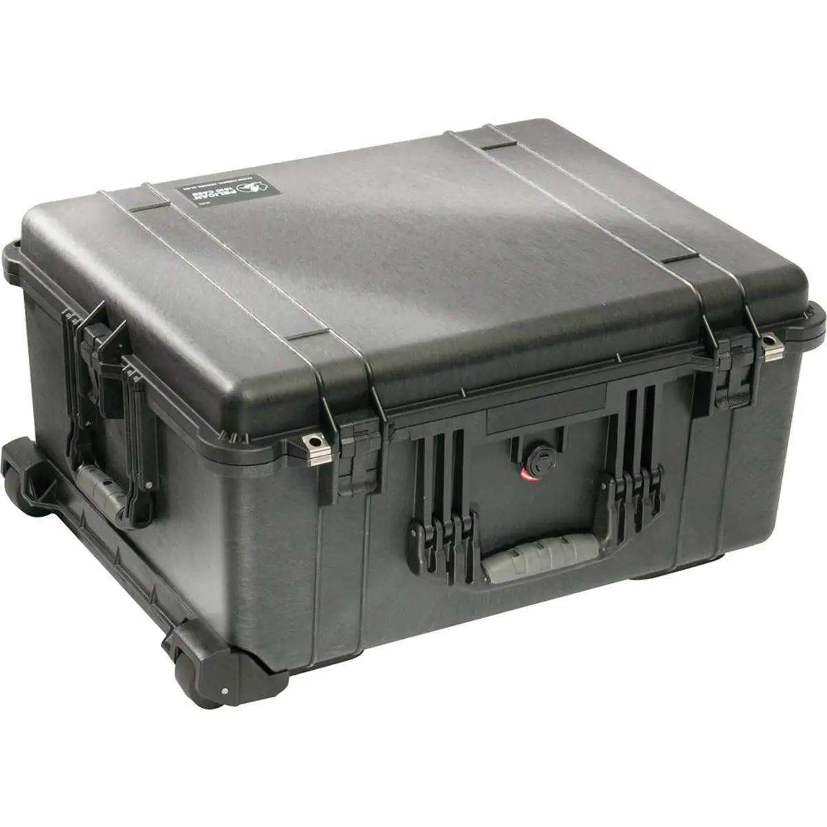 Pelican 1610 Watertight Hard Case with Cubed Foam & Wheels - Black