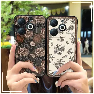 Graffiti Cute Phone Case For Itel P55 4G/P55T/P55 NFC Phone Pouch Full wrap Silicone Shockproof Anti-knock Anti-dust TPU Back Cover Cartoon Dirt-resistant Waterproof Soft case
