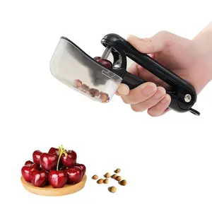Multi-Functional Fruit Peeler, Stainless Steel Easy-To-Push, Safety Lock, Core Remover for Jujube Cherry Hawthorn, Ideal for Jam Making and Daily Use