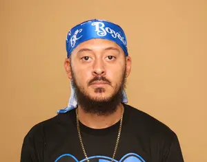 Silky Satin Durag for 360 Waves | Blue & White