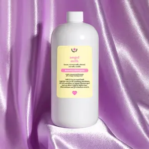 Angel Milk Luxury Liquid Detergent - 32oz Household Highly Scented Laundry Detergent - Long-lasting Scent - Coconut, Lemon, Milky Aroma