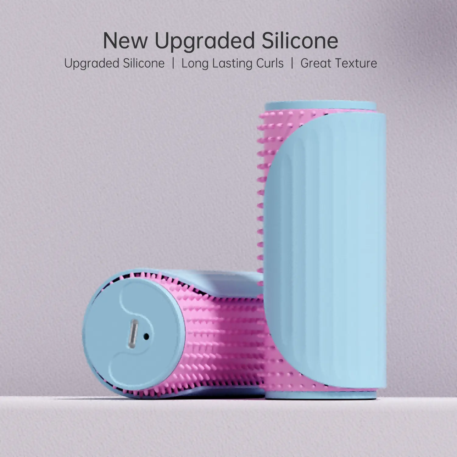 Volumizing Hot Rollers, Instant Heat Hair Curler for Bangs, Hair Rollers With Clips Included,USB fast heating, powered by laptop/car USB port