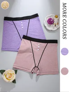 Women's Striped Print Boyshorts, Casual Comfy Breathable Panty for Daily Wear, Underwear for All Seasons, Underwear for Women