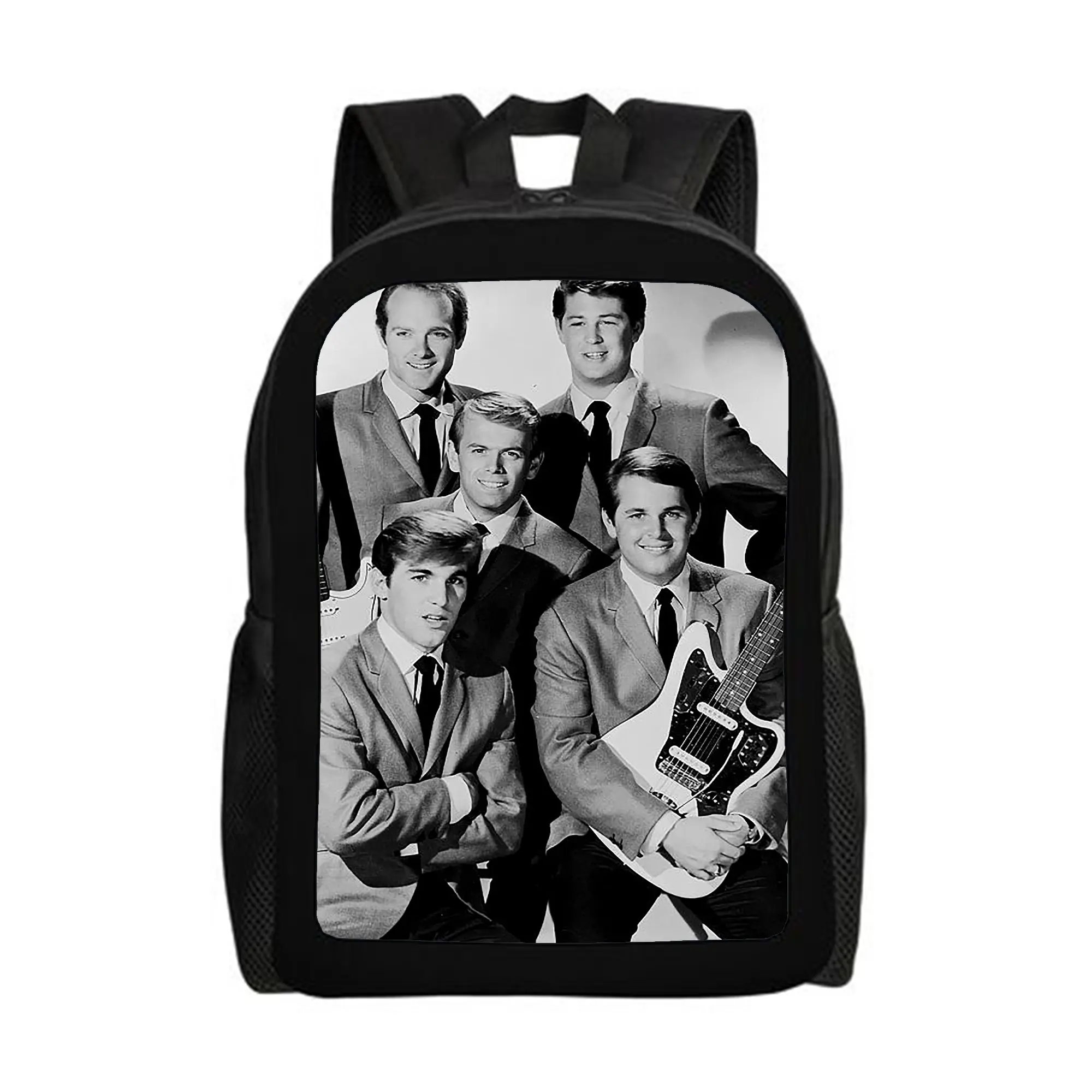 Beach-Boys-Backpacks for Girls, Cute School Backpack, Aesthetic Bookbag for Teens, Lightweight Classic Backpack for Travel, Work, Picnic A-8
