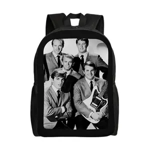 Beach-Boys-Backpacks for Girls, Cute School Backpack, Aesthetic Bookbag for Teens, Lightweight Classic Backpack for Travel, Work, Picnic A-8