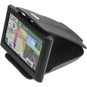 GPS Dash Mount [Matte Black Dock] for Garmin Nuvi Drive Dezl Drivesmart, Tomtom, Magellan Roadmate, Rand McNally, Navman, Cell Phone - Car Adhesive Non-Slip Dashboard Replacement Holder for Satnav