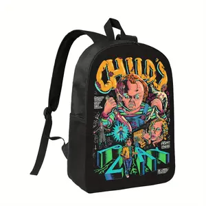 Play Chucky Vintage Horror Movie Multifunctional polyester backpack to meet your carrying needs in different occasions.