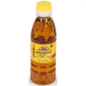 Rani Mustard Oil (Kachi Ghani) 6.76 Ounce (200ml) NON-GMO | Gluten Free | Kosher | Vegan | 100% Natural