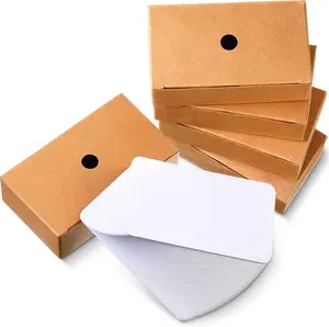 Sepamoon 500 Pcs Blank Business Cards Cardstock 2" X 3.5" Small Blank Note Cards Mini Message Paper Learning Cardboard DIY Gift Tags(White)