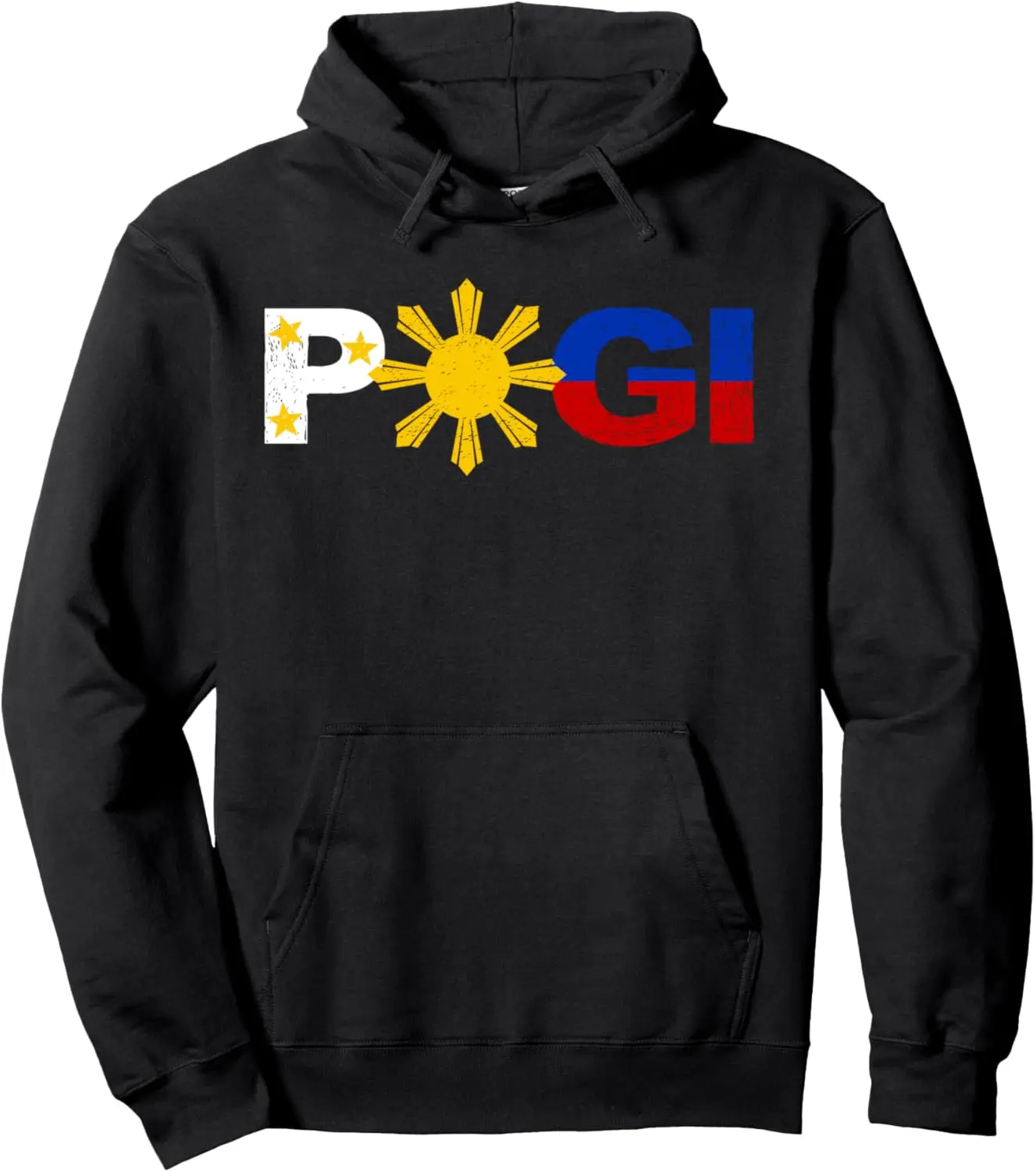 Pogi Philippines Flag Handsome Pinoy Filipino Father's Day Pullover Hoodie