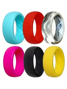 Silicone Ring, Fashion Jewelry for Party, Daily Clothing Decor, Trendy All-match & Exquisite Jewelry for Birthday Gift