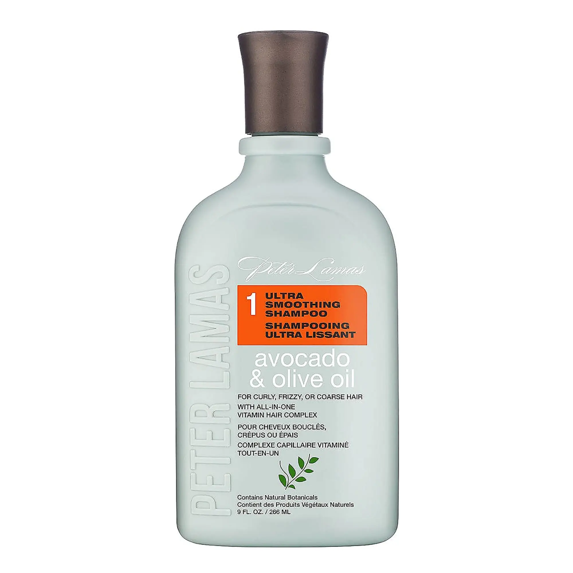 Peter Lamas Beauty Avocado & Olive Oil Shampoo, Ultra Smoothing Haircare Cleanser with Vitamins, Nourishing Formula for Frizzy, Curly & Damaged Hair