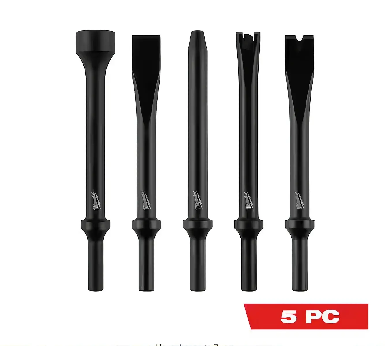 49-16-3776 135. 5 Piece Hammer Chisel Bit Set - Essential Tools for Precision Work