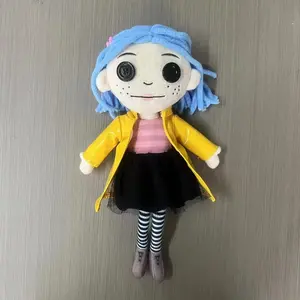 Coraline Squid Plush Stuffed Doll Toy Cartoon Figure Soft Pillow Cute Collection Dolls Kawaii Ornament Kids Toys Birthday 28CM