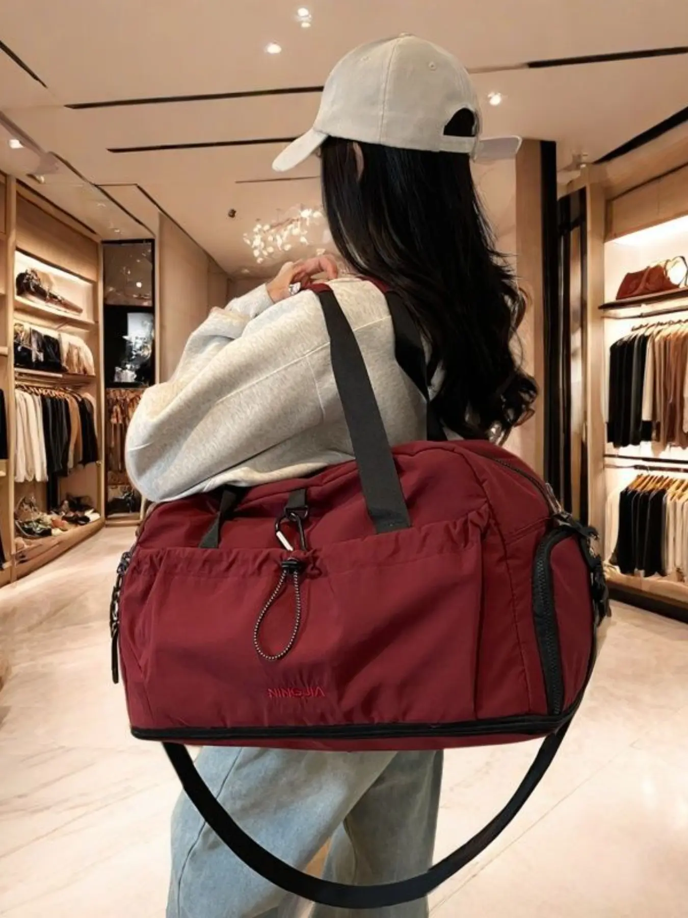 Large Capacity Travel Bag, Wet and Dry Separation, Sports Fitness Luggage, Short-Distance Travel, New 2026 Model, Storage Solution, Oxford Travel Bag, Travel Duffel