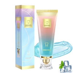 Probiotic Gentle Whitening Toothpaste with Niacinamide Fluoride-Free Formula Fights Plaque & Freshens Breath for Excellent Oral Health Support toothpaste whitening nicotinamide toothpaste Oral Daily Fresh Breath Toothpaste