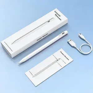 Universal Stylus Pen for iPad & Android with Tilt Sensitivity Palm Rejection 10H Battery Fast Charging Magnetic Attachment Compatible with 2018-2024 iPad Pro Air Mini & Most Touchscreen Phones