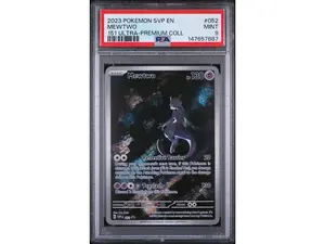 2023 Pokemon Scarlet and Violet Black Star Promo 151 Ultra Premium Collection Mewtwo #052 PSA 9