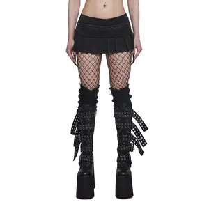 Shadow Studded Pleated Skirt Shadow Studded Pleated Skirt