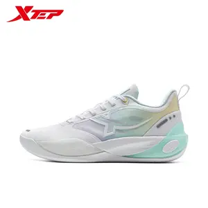 XTEP Flash Strike Basketball Shoes for Men Lightweight Sneakers with Anti-Slip Sole