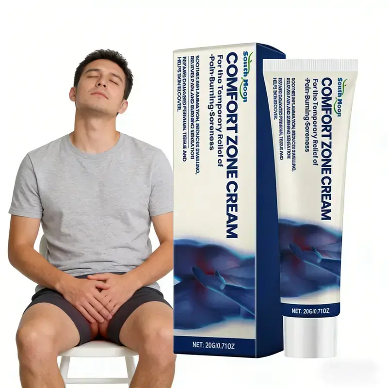 Natural Comfort Zone Cream 20g – Hypoallergenic Moisturizer, Soothes Irritation, Ideal for Perianal & Sensitive Area Care