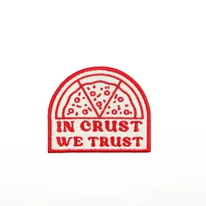 In Crust We Trust Embroidered Patch