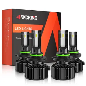 4WDKING 9005/9006 Led fog lights Bulbs Replacement, Super Bright for Low Beam Fog Light, 12000 Lumens Plug and Play, 6500K Bright White Pack of 4