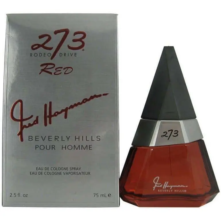 Fred Hayman 273 Red Cologne for Men, a Captivating Amber Warm Spicy Fragrance with Lemon Berry & Vetiver Notes, 2.5 fl oz Eau de Cologne Spray, Captivating Fragrance, Citrus Woody Spicy, Amber-Vetiver, Signature Scent, Edc, Woody-Arid