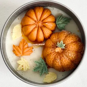 Fall Themed Pumpkin Candle Gift