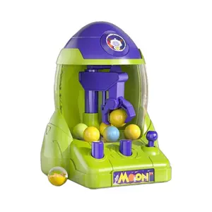 Children's Mini Claw Machine Space Rocket Game Console Boys and Girls Toy Parent-Child Educational Catching Fun Plush Stuffed