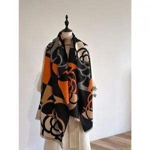 Women’s Cashmere Scarf/Wrap – Thick, Warm Winter Blanket; Luxury Brand Quality Shawl; 2026 New Poncho/Echarpe/Pashmina