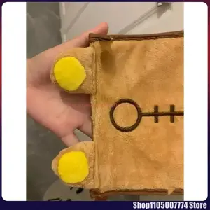 Kawaii Rilakkumas Wall Hanging Storage Bag Cartoon Rilakkumas Bear Door Hanging Bag Large Capacity Sundries Storage Bag Gifts