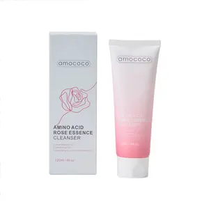 AROMATICA Reviving Rose Infusion Cream Cleanser 5.11oz /145g Double Cleanser, Hydrating Foaming cleanser for dry skin with Damask Rose Water and Rose Oil | Vegan, Cruelty Free