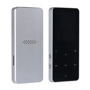 Metal MP3 Player with 8GB Built-in Storage Student Touch Bluetooth MP4 Music Player Recorder Speaker Novel Reading