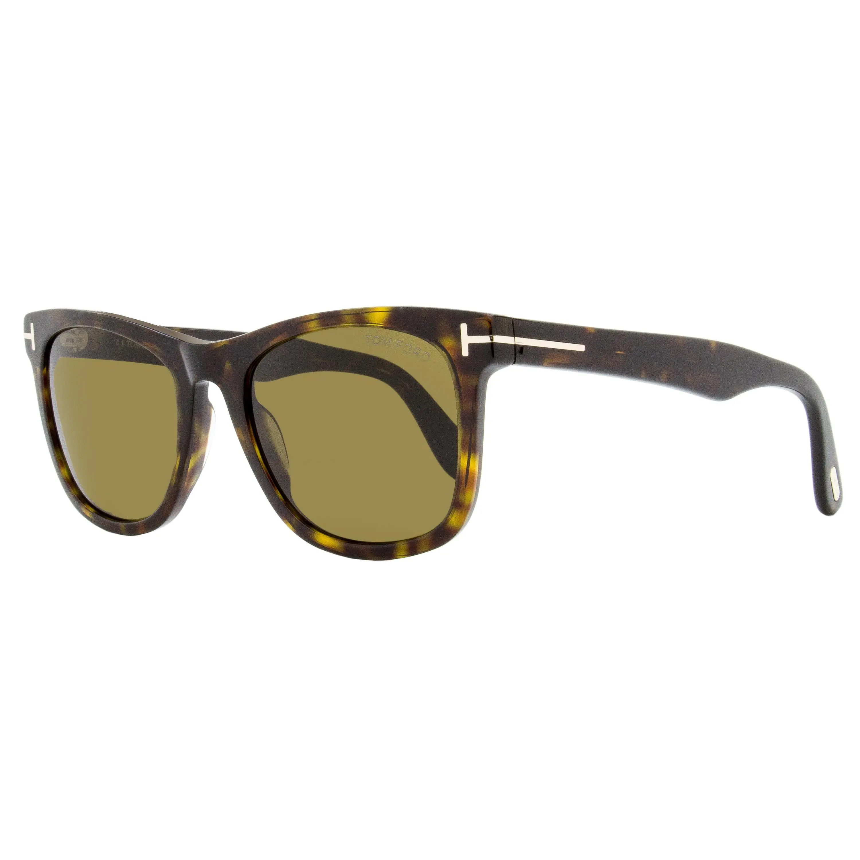 Tom Ford Kevyn Rectangular Luxury UV Protection Sunglasses, TF1099-52J Dark Havana, 52mm Contemporary Dark Men's Sunglasses, Rectangular Sunglasses, Luxury Sunglasses