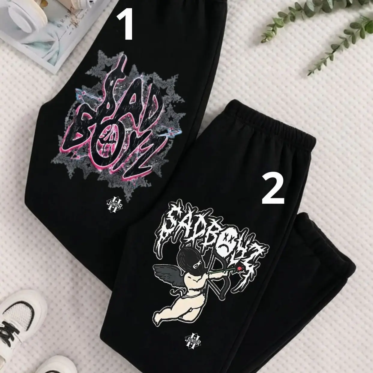 Trending Junior Sad Boyz Unisex Sweats, Sad Boyz 4 Life Baggy Sweatpants, Juni0r H Mexico Pants, Hip Hop Clothing, Music Gift For Fans, USA Made W