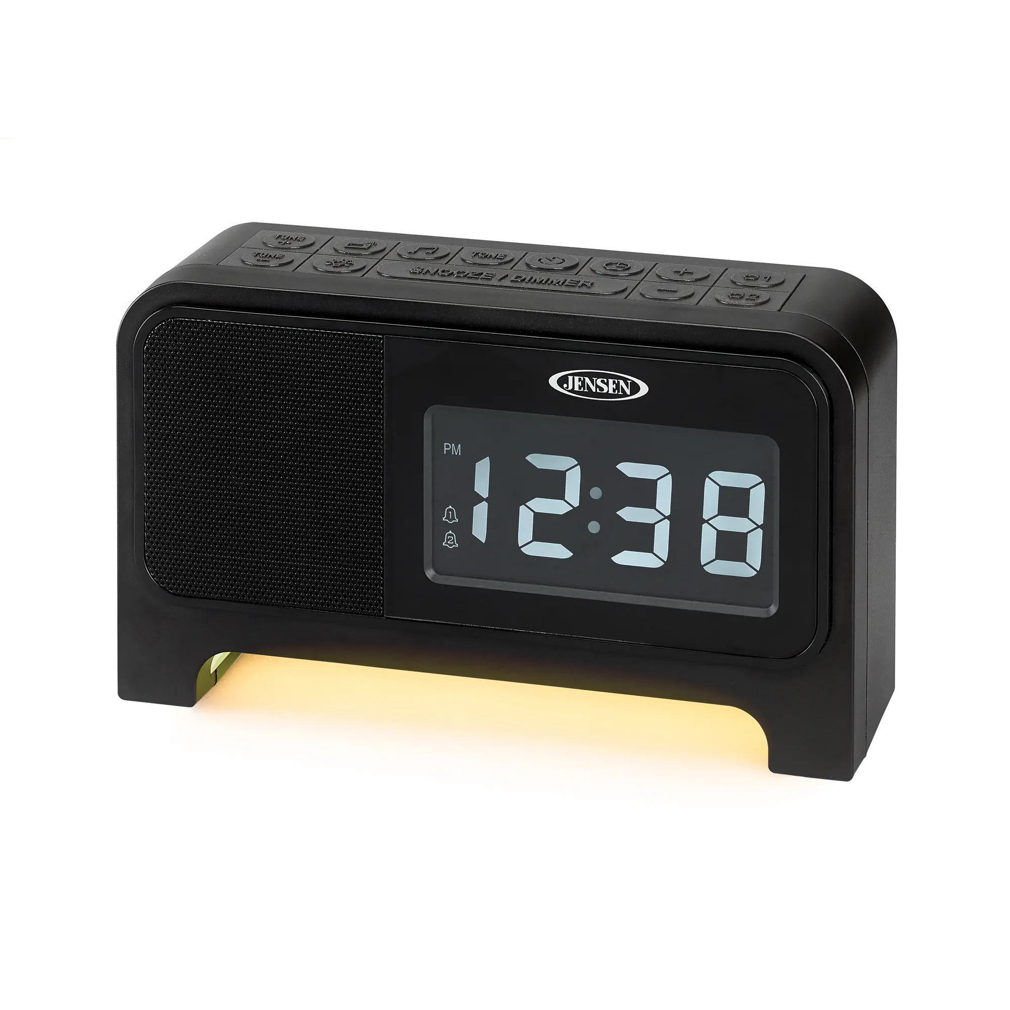 Jensen JCR-350 Soothing Sounds Digital Clock Radio with Night Light