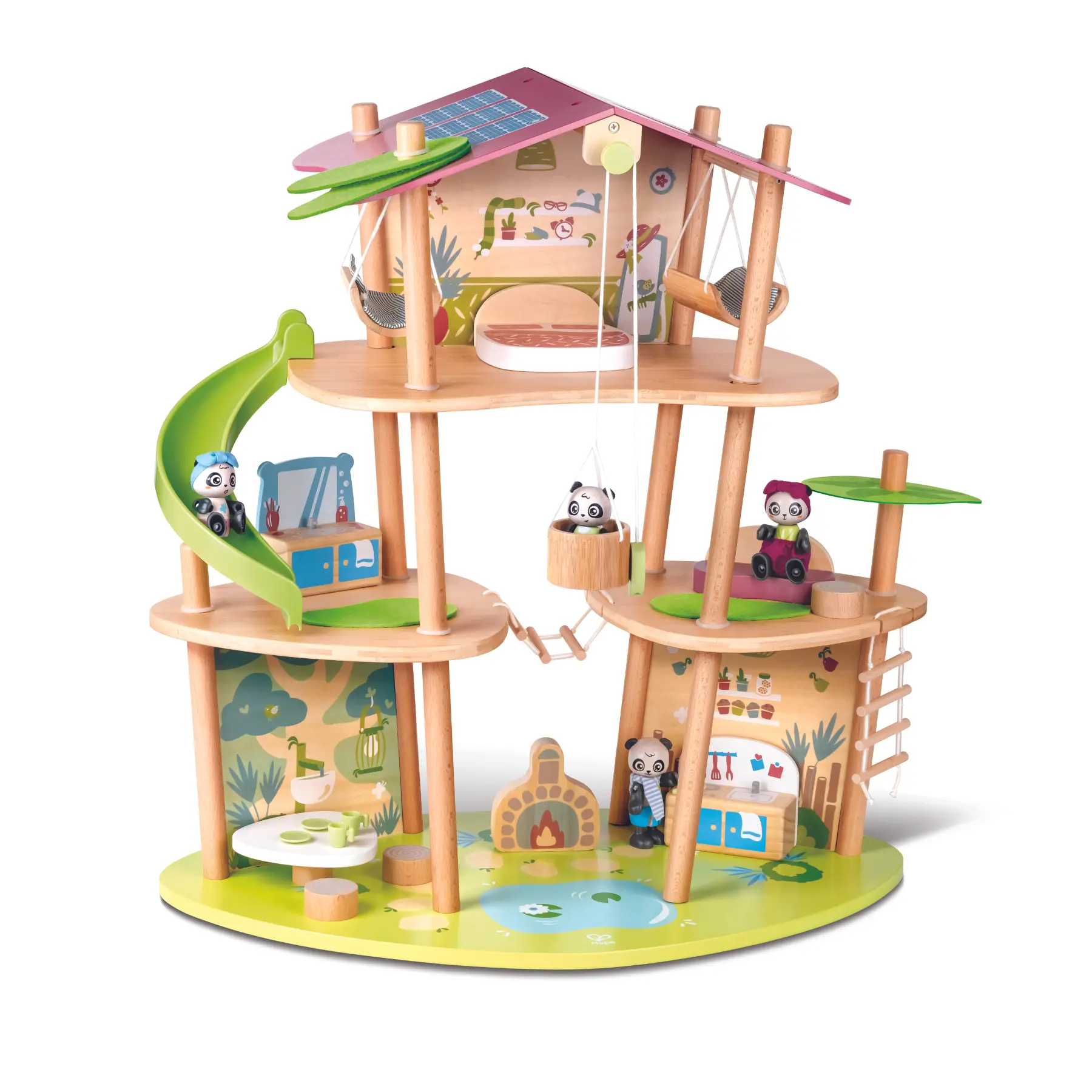 Hape Pandas' Bamboo House - Perfect Toy for Kids