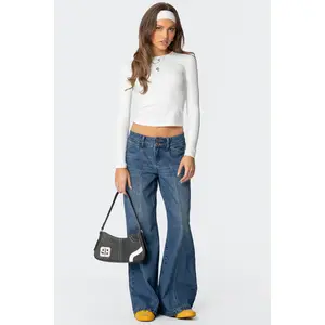 Charlie Panel Stitch Low Rise Bootcut Jeans Charlie Panel Stitch Low Rise Bootcut Jeans