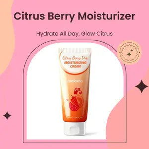Maxodo citrus berry, acne and moisturizing cream, containing hyaluronic acid and peptides, suitable for melanin precipitation and spot removal cream