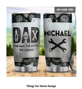 Mechanic Dad Tumbler, The Man, The Myth, The Legend, Auto Mechanic Gifts, Car Mechanic, tool set tumbler, Custom Name Tumbler, Gifts For Dad