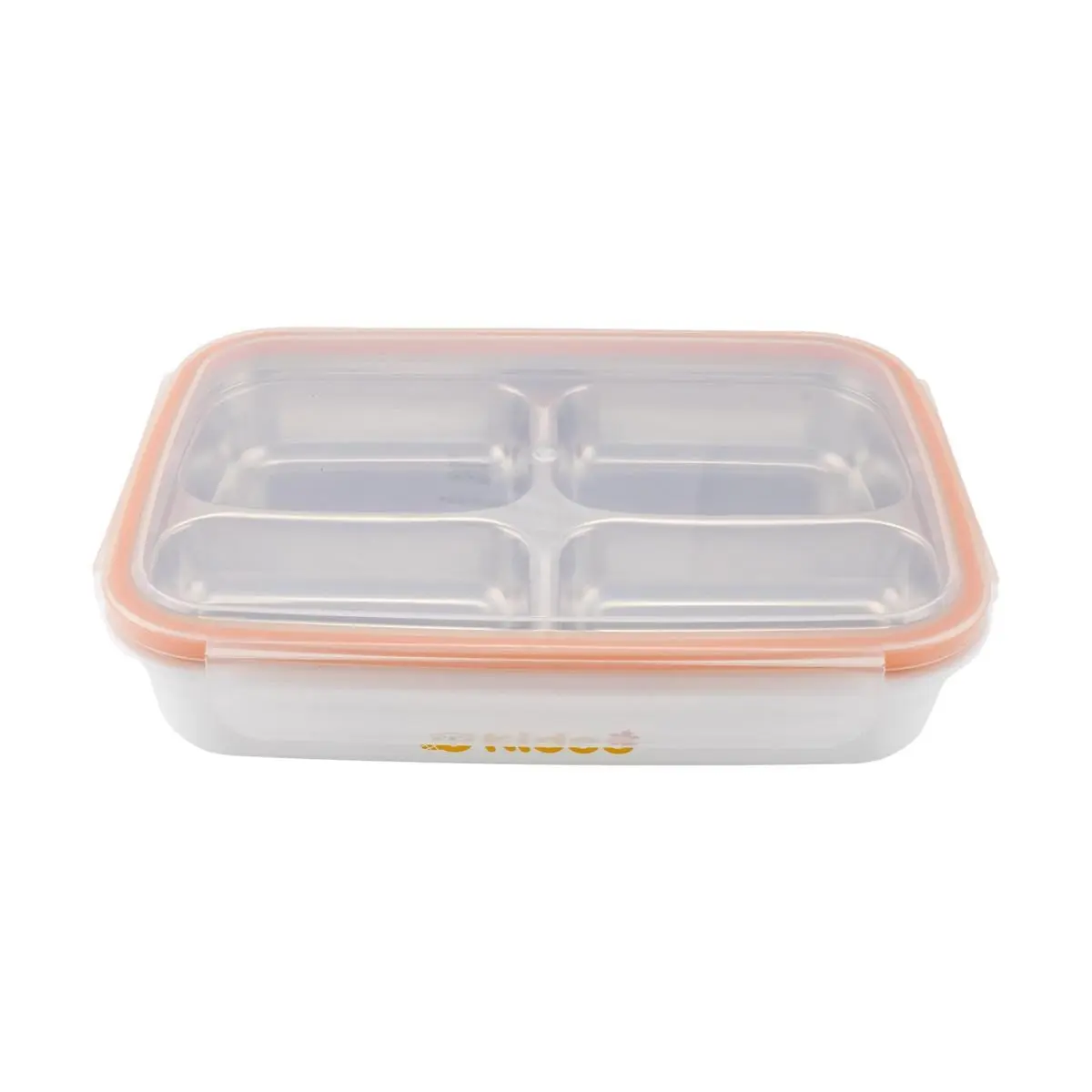 Kidoo Korean Stainless Steel Lunch Box 1.1L - Leakproof Bento Food Container for Adults & Students, Office & School Meal Prep