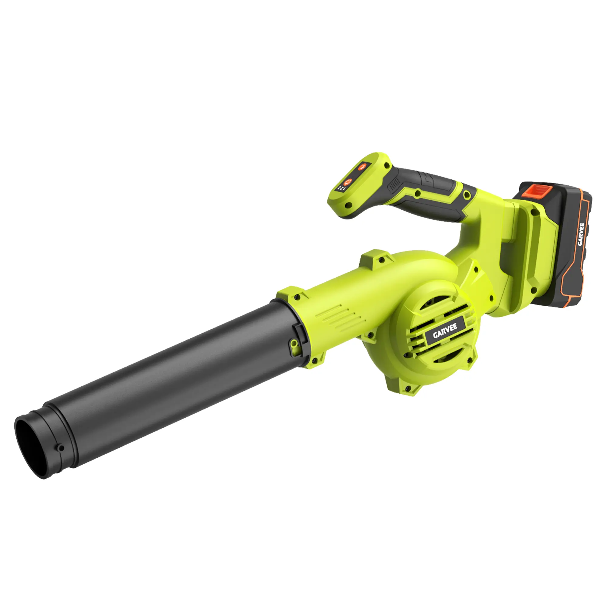Garvee Upgraded High-Efficiency 20V Brushless Wireless Leaf Blower – 3-in-1 Lightweight Handheld with 4.0Ah Battery, 3 Speed Modes, 3 Nozzles – Up to 180MPH for Lawn, Patio & Car
