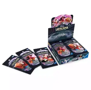 Disney Lorcana Rise of the Floodborn Trading Card Game Box Featuring Iconic Characters from the Series