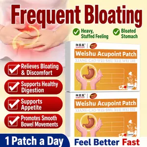 Stomach bloating and gas relief patch; stomach/intestinal care patch for coldness; bloating and constipation relief; indigestion relief; bloating pain relief; soothing stomach patch