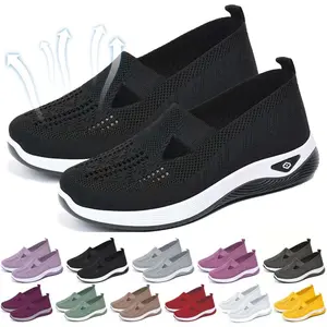 Orthopedic Shoes Women, Women Wide Width Breathable Walking Comfortable on Sneakers, Non Food Service Lightweight Sneaker, Nurse Shoes Arch Support Sneakers-on falls andals trendy Women's Open Toe Ankle Strap Heels zapatos gym