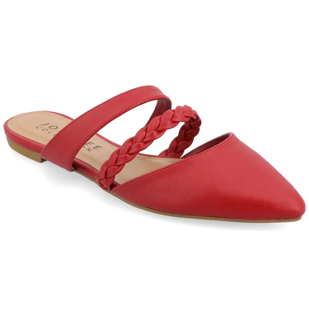 Journee Collection Narrow Width Women's Olivea Mule Red 8.5NW