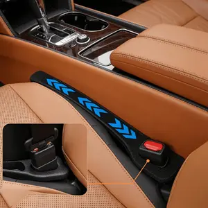 2-Pack Silicone Car Seat Leak Barrier Strips, Car Interior Accessory, Fits Volkswagen, Hyundai, Other Cars, Side Gap Filler for In-Car Storage, Durable & Flexible