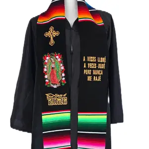 class of 2026 stole, graduation stole, virgen de guadalupe